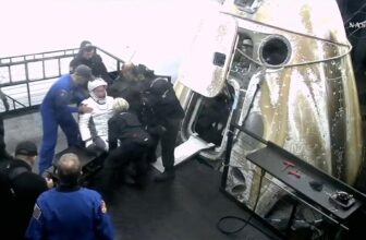 ISS mission splashes down after medical concern