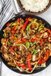 Sesame Floor Beef Stir Fry