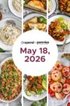 Weekly Meal Plan Might 18, 2026