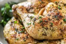 Crispy Baked Rooster Legs