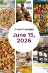 Weekly Meal Plan June 15, 2026
