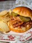 SLOW COOKER CHICKEN BARBECUE – The Southern Woman Cooks
