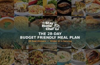 28 Day Finances-Pleasant Dinner Meal Plan